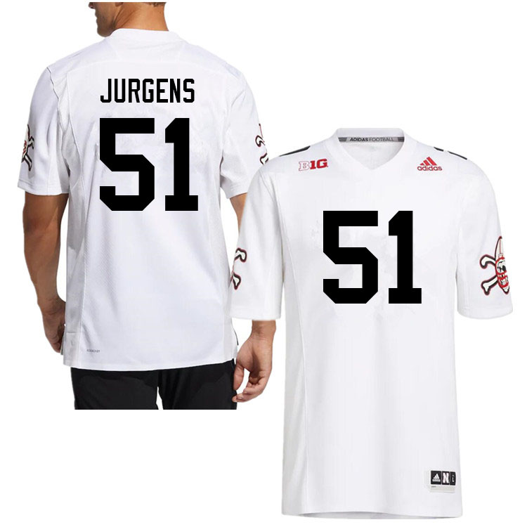 Men #51 Cam Jurgens Nebraska Cornhuskers College Football Jerseys Sale-Strategy - Click Image to Close